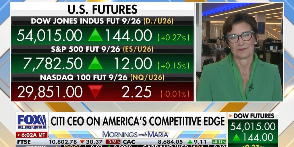 Citigroup CEO Fraser: America Builds What It Needs