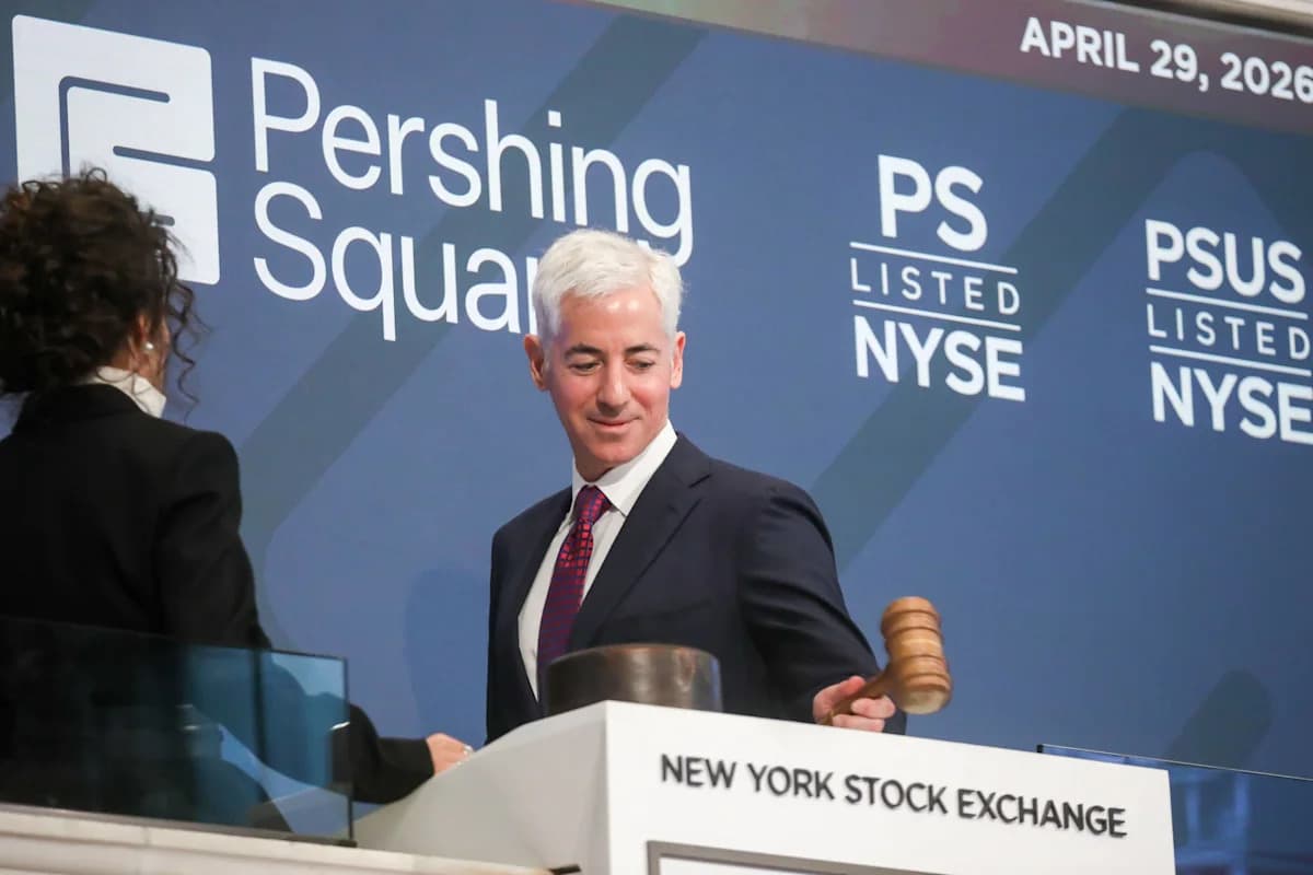 Ackman's Pershing Square Takes $1.1B Fintech Stake
